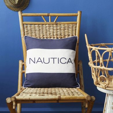 Фото Декоративная подушка Nautica Home New Lacivert Синяя