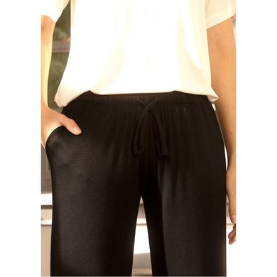 Фото Женские штаны с карманами Вискоза Penelope Baily Siyah Черные