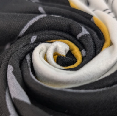 Фото Універсальний трикотажний чохол на тримісний диван Black White Marble 017 Love You 81169