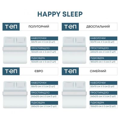 Фото Комплект постільної білизни ТЕП Happy Sleep Ранфорс 100% Бавовна Bluberry