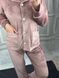 Фото №7 з 10 товару Жіночий домашній костюм Штани + Кофта на гудзиках Рожева Пудра бк