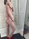 Фото №6 из 10 товара Женский домашний костюм Брюки + Кофта на пуговицах Пудра Розовая бк