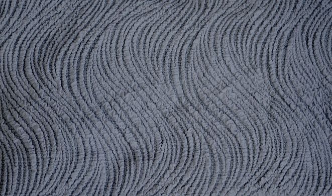 Фото Жаккардовый чехол для дивана Волна Тёмно-серый