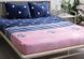 Плюшевая простыня на резинке с наволочками Велсофт American Stars Pink 160х200х20+50х70