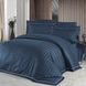 Фото №1 из 5 товара Сатиновое постельное белье First Choice Deluxe Satin Dark Novel Line Denim
