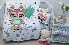 Фото Постільна білизна в дитяче ліжечко 100% Бавовна Little Owl