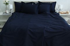 Фото Комплект постельного белья ТМ Tag Multistripe 100% Хлопок Тёмно Синий MST-06