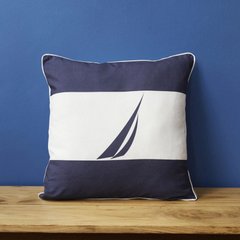 Фото Декоративная подушка Nautica Home Sail Lacivert Синяя