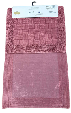 Фото Набір килимків у ванну 100% Бавовна Vintage Mosso Суха Троянда