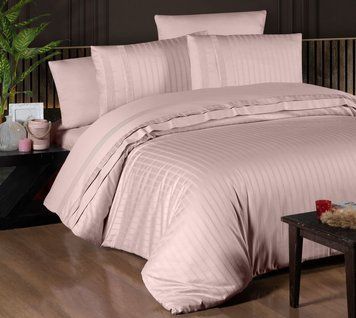 Фото Сатинова постільна білизна First Choice Deluxe Satin New Trend Powder 31570