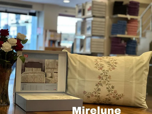 Фото Постельное белье TAC Mirelune Beige Ранфорс 100% Хлопок