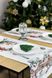 Фото №6 з 13 товару Скатертина новорічна гобеленова з велюром Прованс Зимове Місто