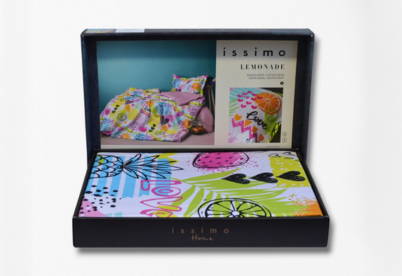 Фото Комплект постельного белья Issimo Digital Satin Lemonade