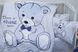 Фото №3 з 3 товару Постільна білизна в дитяче ліжечко 100% Бавовна Teddy White