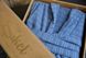 Фото №3 из 3 товара Махровый халат-кимоно в полоску Sikel 100% Хлопок Lacivert Синий