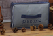 Фото №2 з 4 товару Набір з 3-х бамбукових махрових рушників Aynali Agac Bamboo Desen Блакитний