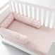 Фото №1 из 5 товара Бортик Валик защитный в детскую кроватку Розовые Звезды TM Papaella
