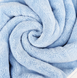 Фото №3 из 8 товара Детское плюшевое полотенце с углом Home Brand Голубой