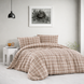 Фото №1 з 2 товару Тепла байкова постільна білизна Фланель Cotton Collection Flanel Coffee Check