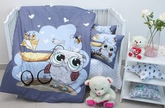 Фото Постільна білизна в дитяче ліжечко 100% Бавовна Owl