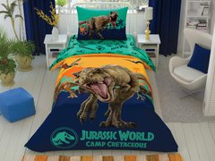Фото Постельное белье TAC Disney Jurassic World Camp Ranforce Ранфорс 100% Хлопок