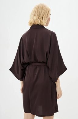 Фото Жіночий короткий xалат-кімоно Віскоза+Шовк Chocolate Flavor SH0006-08-04