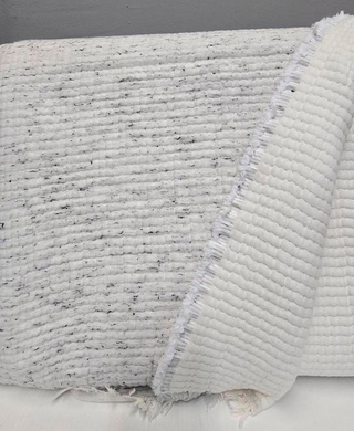 Фото Муслінове покривало Jacquard Exclusive White Melange 20818