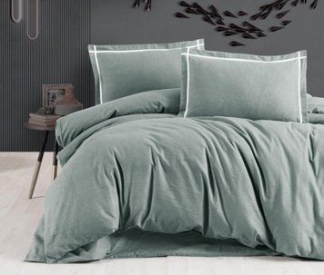 Фото Тепла байкова постільна білизна Фланель First Choice Soprano Зелений green 54264094 2756656