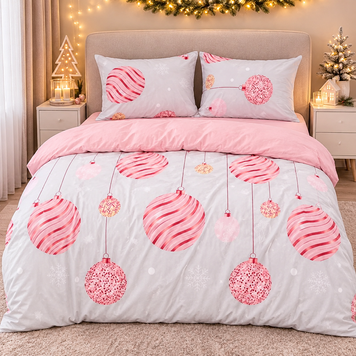 Фото Новорічна постільна білизна Бязь Голд Ros&eacute; No&euml;l 151132АВ Черешенка