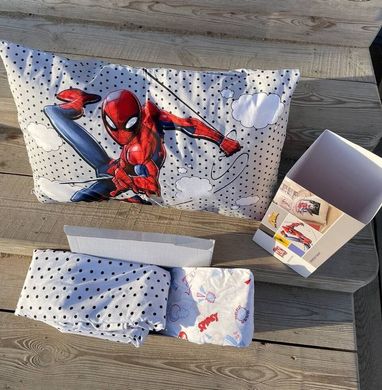 Фото Комплект постільної білизни TAC Disney 100% Бавовна Spiderman Cloudy Людина Павук