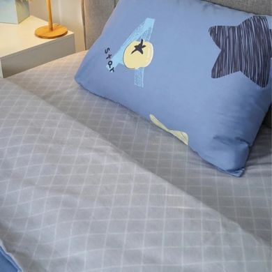 Фото Комплект постельного белья Viluta Сатин Твил № 695 Голубой