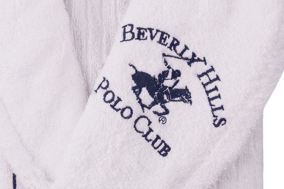 Фото Махровый халат Beverly Hills Polo Club Хлопок 355BHP1714 Dark Blue