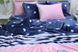 Фото №3 из 5 товара Теплое велюровое постельное белье TAG Велсофт Синие Звёздочки ALM1904