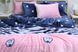 Фото №2 из 5 товара Теплое велюровое постельное белье TAG Велсофт Синие Звёздочки ALM1904