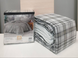 Фото №2 з 2 товару Тепла байкова постільна білизна Фланель Cotton Collection Flanel Grey Check