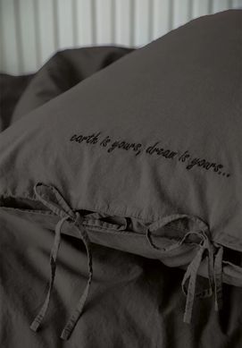 Фото Комплект постельного белья Issimo Dreamers Poplin Antrasit