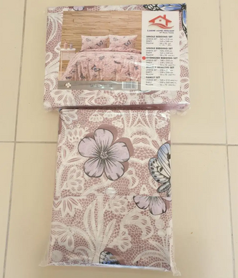 Фото Постільна білизна Ранфорс 100% Бавовна Butterfly Powder-beige 19172