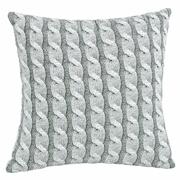 Фото Декоративна подушка Grey Braid Руно Сіра Р311.52_Grey Braid