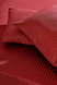 Фото №1 из 2 товара Набор Простыня на резинке и наволочки Massimo Monelli Saten Stripe Красный