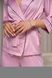 Фото №7 з 12 товару Жіночий домашній костюм Шаль Шовк Армані Штани + Халат Рожевий 110/23 темно рожевий чк