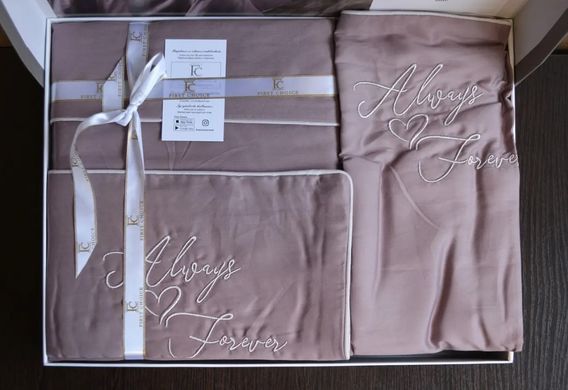 Фото Постельное белье First Choice Сатин Люкс 100% Хлопок Timeless Lilac