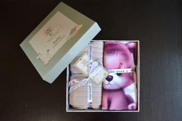 Фото Постельное белье для младенцев + Плед First Choice Baby Digital Satin Nirvana Set Alfie