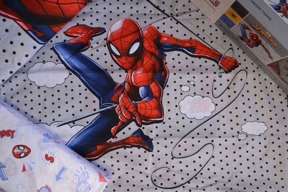 Фото Комплект постільної білизни TAC Disney Spiderman Cloudy Людина Павук 100% Бавовна 40079