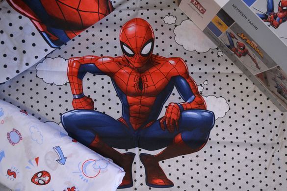 Фото Комплект постільної білизни TAC Disney Spiderman Cloudy Людина Павук 100% Бавовна 40079