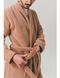 Фото №9 из 12 товара Махровый халат-кимоно Lotus Bold Унисекс 100% Хлопок Kiremit Кирпичный