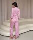 Фото №2 з 12 товару Жіночий домашній костюм Шаль Шовк Армані Штани + Халат Рожевий 110/23 темно рожевий чк