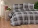 Фото №1 из 2 товара Комплект постельного белья Фланель Cotton Collection Kare Cizgi Grey