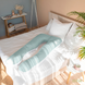 Фото №3 из 10 товара Мультифункциональная подушка для беременных Ideia Comfortable U-Shaped Мятный + Белый