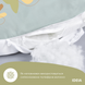 Фото №6 з 10 товару Мультифункціональна подушка для вагітних Ideia Comfortable U-Shaped М'ятний + Білий