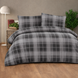 Фото №1 з 2 товару Тепла байкова постільна білизна Фланель Cotton Collection Flanel Stone Siyah